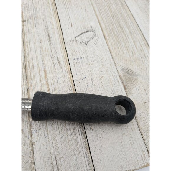 Microplane Grater Zester Cheese Garlic 8 1/2" Stainless Steel Hand Black - Picture 6 of 6